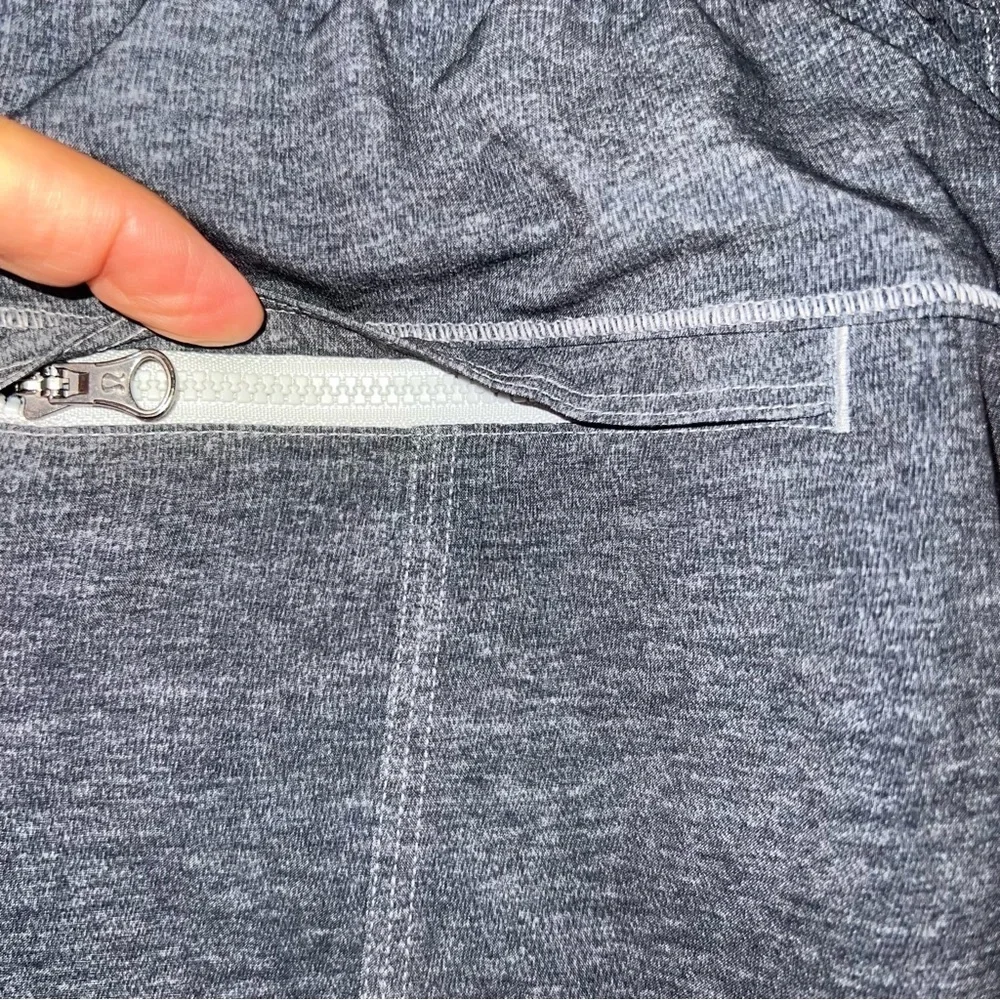 Lululemon Dance Studio Crop Pants Grey Drawstring Waistband Size 6